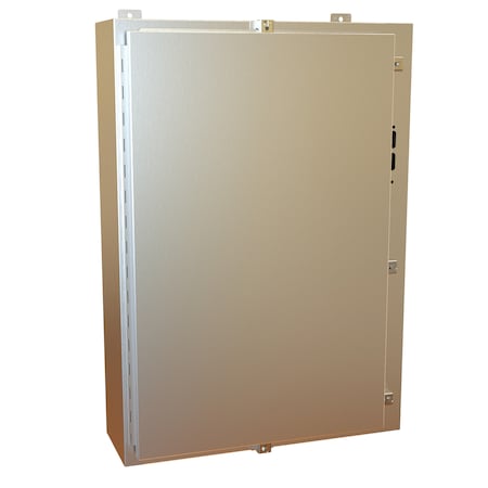 Hammond Clamps Electrical Enclosures, 36 in H, 8 in D, 25.38 in W, NEMA 4X, 304 Stainless Steel 1447SN4SSF8